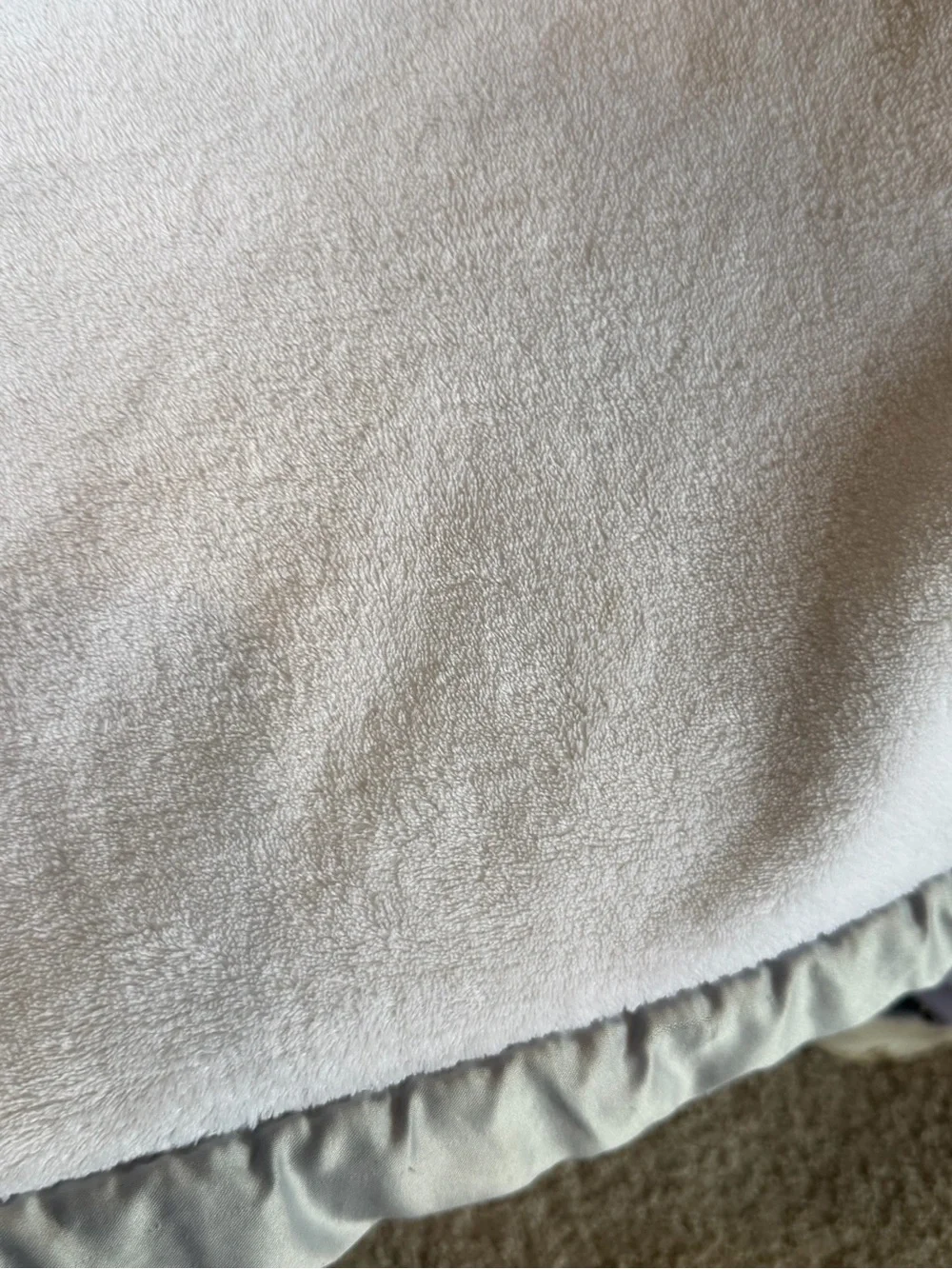 Wendy Bellissimo Gray stars blue Baby Blanket with Fox Embroidery - I Love You